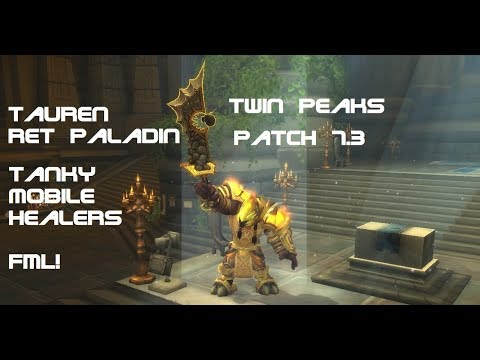 Tauren Ret Paladin BG PVP 7.3 - Tanky Mobile Healers. FML
