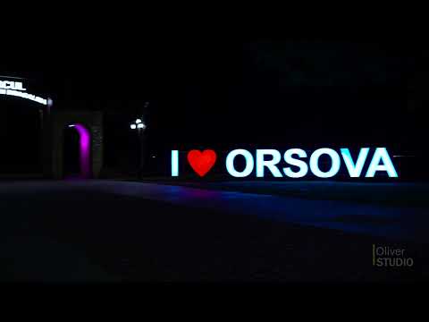 Orsova - Noaptea vazuta de sus | Drona | At Night