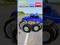 Big And Small Cars Vs Monster Car Shorts