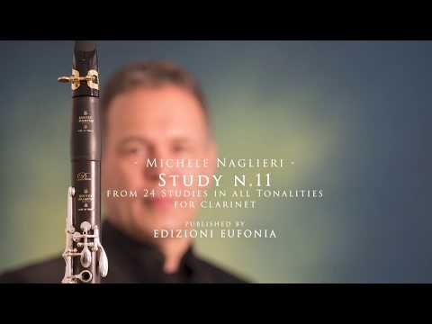 M. Naglieri - STUDY N.11 for solo clarinet | Antonio Tinelli, clarinet