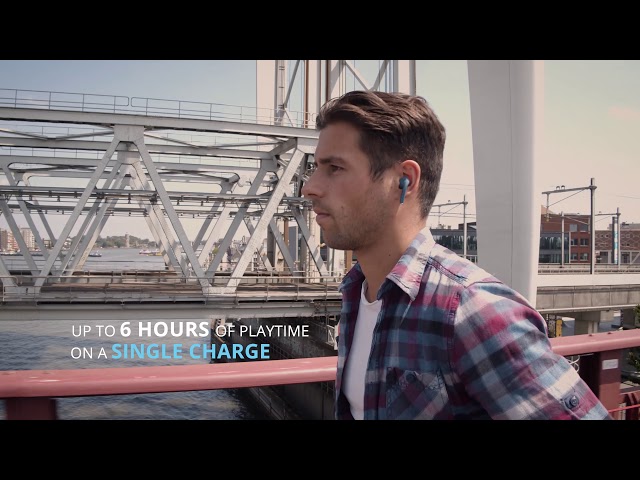 Trust Nika Touch Auriculares Bluetooth Azuis video