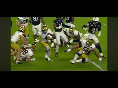 Notre Dame football! True determination!