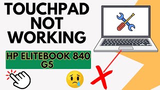 HP Elitebook 840 g5 touchpad buttons not working,
