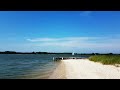 Private Beach at Sandaway Suites & Beach located in Oxford, MD - Romantic Chesapeake Bay Getaway