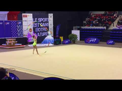 Lucie Ballet ruban - Nat A 14/15 ans - France Besançon 2018