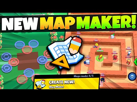How To Use & Make EPIC Mini Game Maps with NEW Map Maker! Brawl Stars October Update! #BrawlMaps