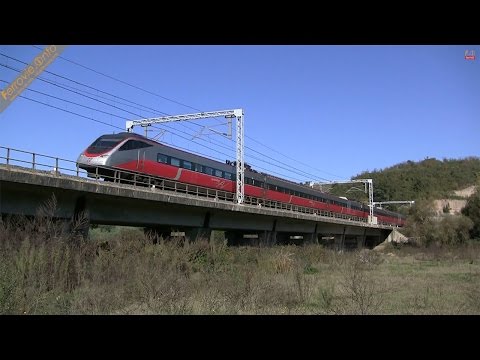 ETR 485 in livrea Frecciargento 1 in Direttissima - ETR 485 in Frecciargento 1 livery on HSL