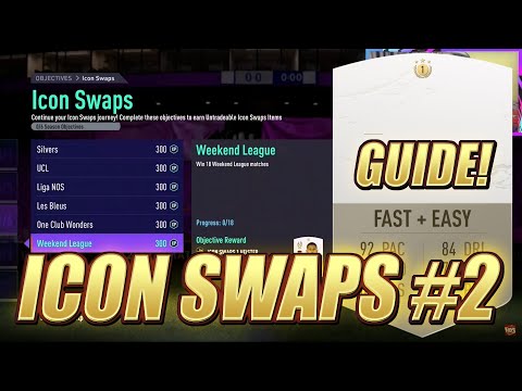 HOW TO COMPLETE ICON SWAPS 2 OBJECTIVES FAST! (UNLOCK ICON SWAPS 2 TOKENS FAST) - FIFA 21