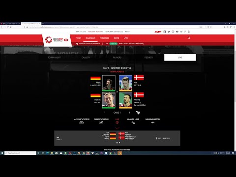 live score YONEX Swiss Open 2021 | Day 6: Lamsfuss/Seidel (GER) vs Astrup/Rasmussen (DEN) [6]