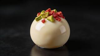 ???????? White Chocolate Pistachio Truffles with Strawberry Crunch.???????? Gourmet Truffle to Delight and Sell????