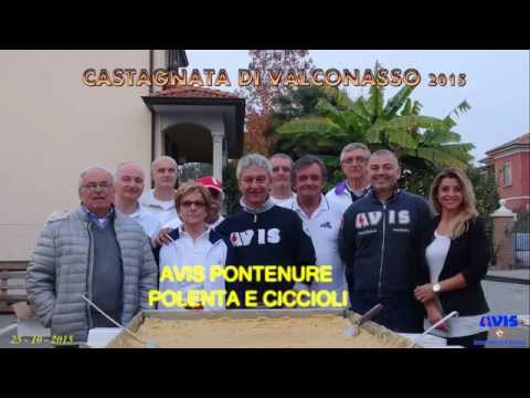 Castagnata Valconasso 2015 Avis Pontenure con polenta e ciccioli video 1