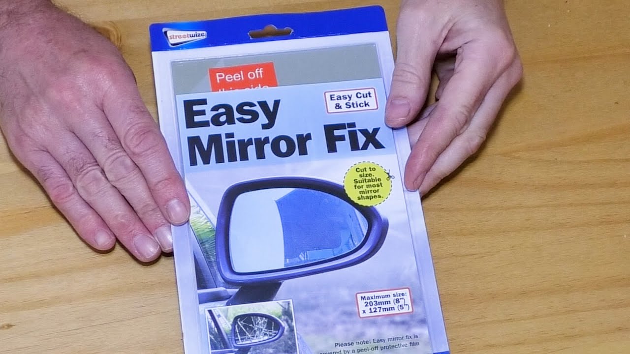 How to fix car wing mirror temporarily with Streetwize Easy Mirror Fix