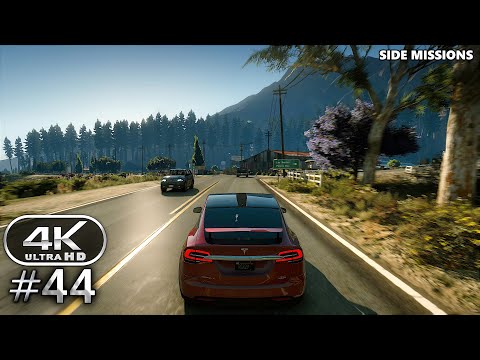 Grand Theft Auto 5 Gameplay Walkthrough Part 44 Side Mission - GTA 5 PC 4K 60FPS (No Commentary)