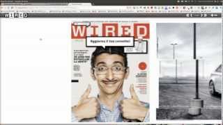 preview picture of video 'How to ... Leggi Wired magazine on-line'