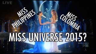 Miss Universe 2015 Crowning Mistake! Miss Colombia Snatched.