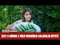 İşte 3 günde 2 kilo verdiren salatalık diyeti