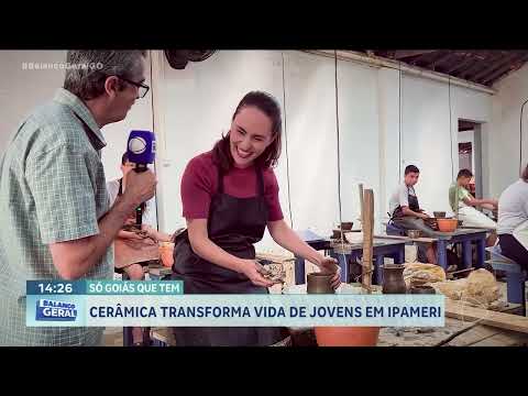 Só Goiás que tem: cerâmica transforma vida de jovens em Ipameri