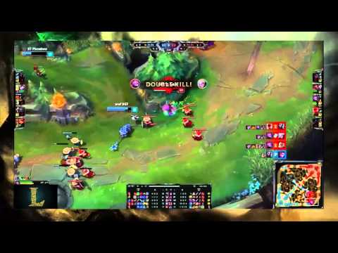 SKT T1 Faker Kennen Play Quadrakill