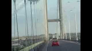 preview picture of video 'Going across the Humber Bridge'