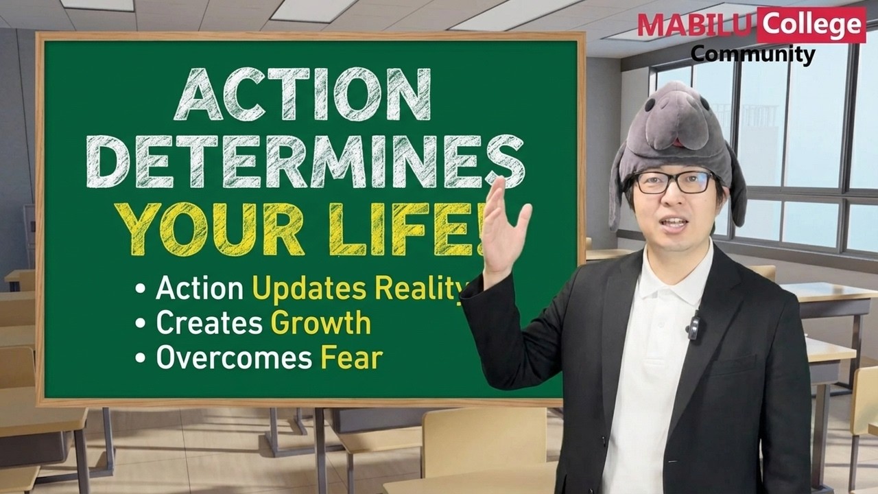 Action leads to learning. Action determines your life. Action comes first, confidence comes later.