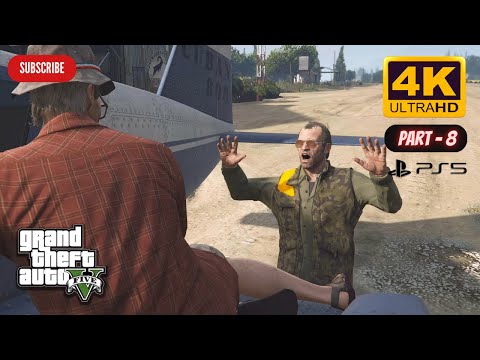 GTA 5 PS5 Gameplay Walkthrough Part 8 FULL GAME [4K 60FPS]