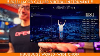 Video thumbnail for Jacob Collier's Audience Choir... for free! New Kontakt instrument! by Jef Gibbons