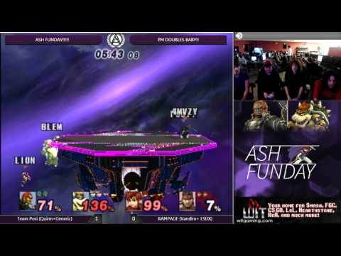 Vandire + LSDx (Roy/Snake) vs Quin + Generic (Bowser/Ganon) - ASH Funday PM Dubs Bracket