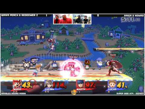WBB #74  Redeemer Z & Wawa Peach vs nomaD & Raiga   Round Robin   Smash 4 Doubles