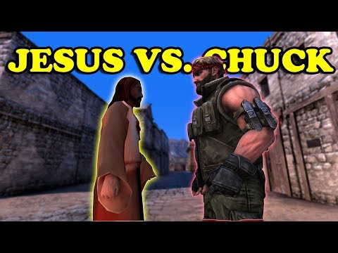 Jesus vs. Chuck Norris | Ultimate Epic Battle Simulator Gameplay!