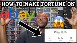 How to make a FORTUNE selling sneakers on EBAY! Complete guide how to make BIG PROFITS!