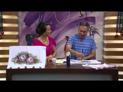 Mulher.com - 10/12/2015 - Pintura em tecido - Luis Moreira PT1