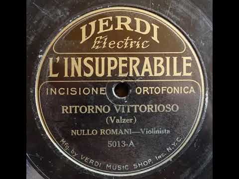 Verdi Electric 5013 Nullo Romani  Ritorno vittorioso