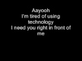 Milow Ayo Technology lyrics 