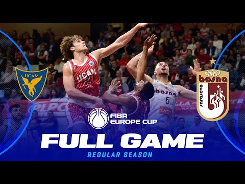 Regular Season | UCAM Murcia v KK Bosna BH Telecom | Full Basketball Game | FIBA Europe Cup 2025-26