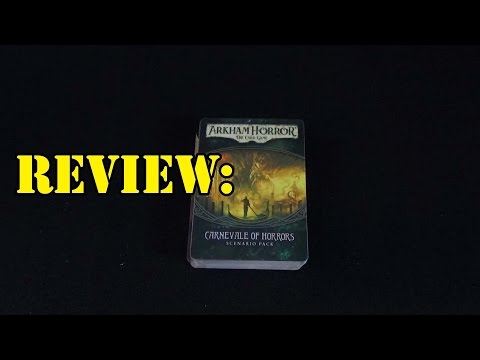 Cynically Awesome: Arkham Horror TCG Carnevale of Horrors Review