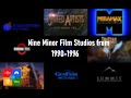 Nine Minor Film Studios From 1990 1996