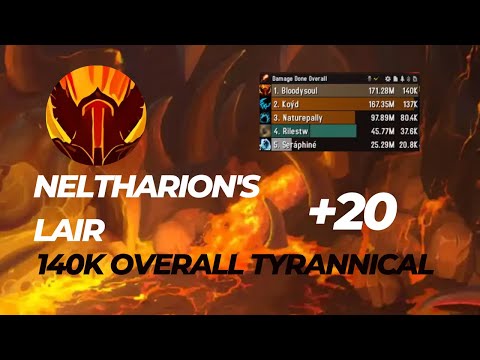 Neltharion's lair +20 fury Warrior POV 140k overall dragonflight 10.1.5 season 2