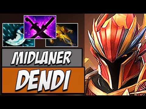 Navi.Dendi Dragon Knight - 7128 MMR | Dota Gameplay 7.14