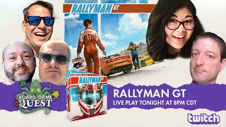 BGQ Live Plays Rallyman GT! Vroooooooom!