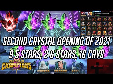February Crystal Opening, 8 5 Stars, 2 6 Stars, 16 Cavs - HollywoodShono Marvel Contest of Champions