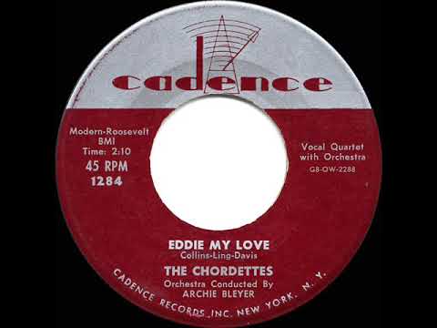 1956 HITS ARCHIVE: Eddie My Love - Chordettes