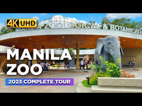 New! MANILA ZOO Walking Tour 2023 🇵🇭 | WHAT HAS CHANGED at The Renovated ZOO? | Philippines【4K】