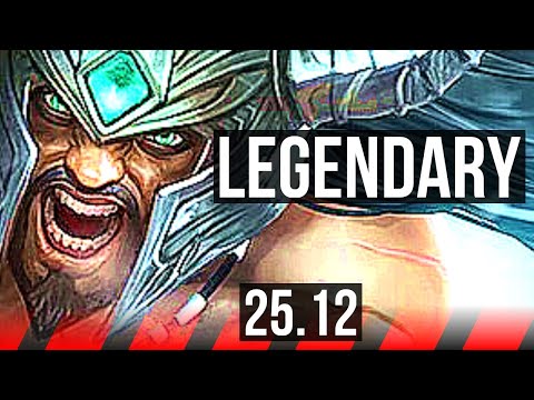 TRYNDAMERE vs IRELIA (TOP) | 67% winrate, 12/2/8, Legendary | EUW Master | 25.12