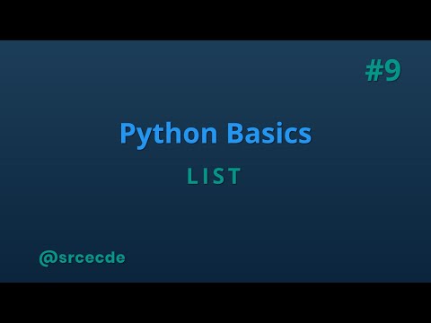 Basic Python List Part 9