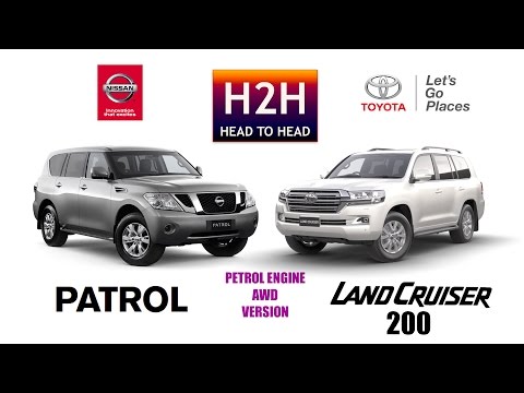 H2H #94 Nissan PATROL vs Toyota LANDCRUISER 200