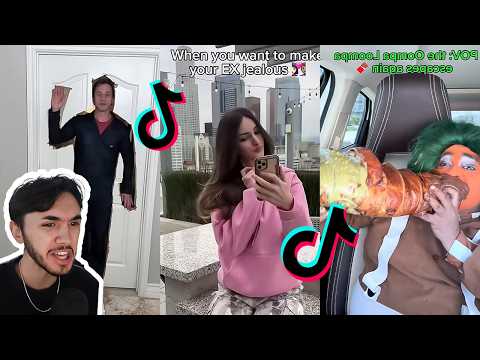 *2 hours* Louisayy Funny TikTok React Moments Pt. 38 | She buys a whole cake just to smash it?!