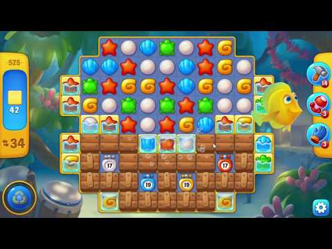 Fishdom 525 Level - NO BooSTERS