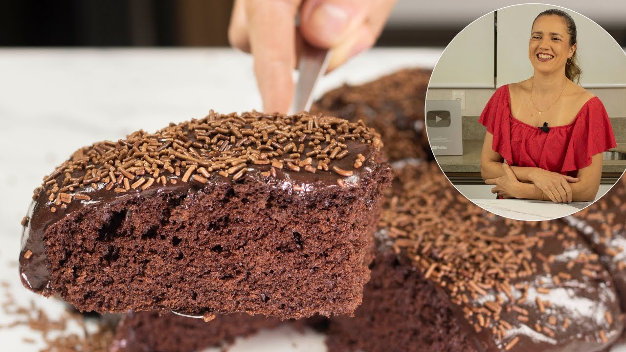 MELHOR BOLO DE CHOCOLATE DO MUNDO SEM GLÚTEN