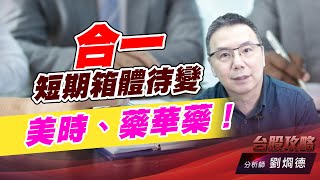 合一短期箱體待變，美時、藥華藥！｜台股攻略｜劉烱德 (圖)