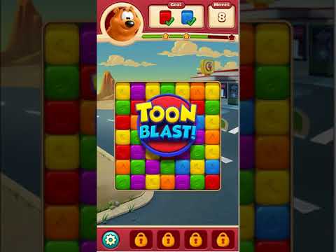 Toon Blast Level 1 No Boosters